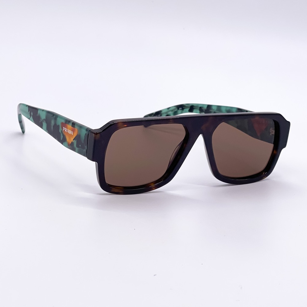 NEW PRADA UNISEX PR22YS 2AU06B SUNGLASSES GREEN PR 22YS NEW PRADA SPR 22Y - Picture 5 of 9